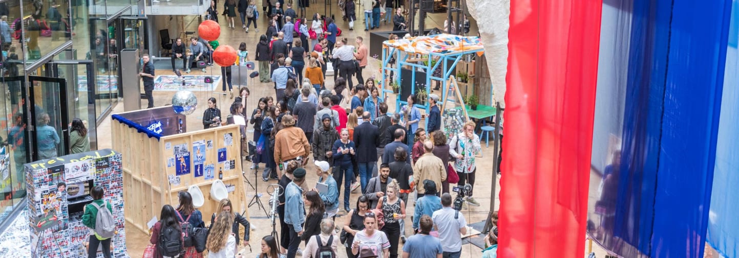 Crowd of people at a UAL venue