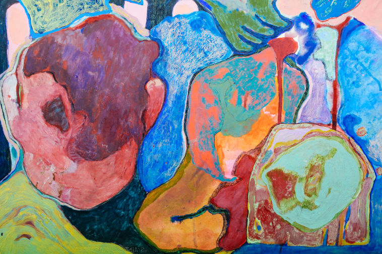 Abstract painting by Mathilda Roach Osborne