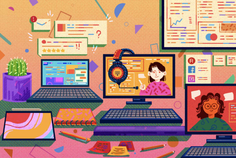 Computer/Laptop/Technology Drawing
