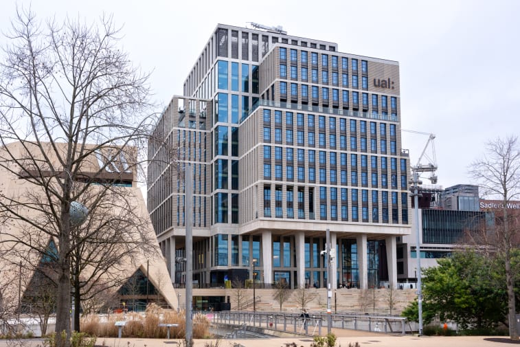 LCF East Bank campus, 2024. Photography by Craig Palmer, Buro Happold.