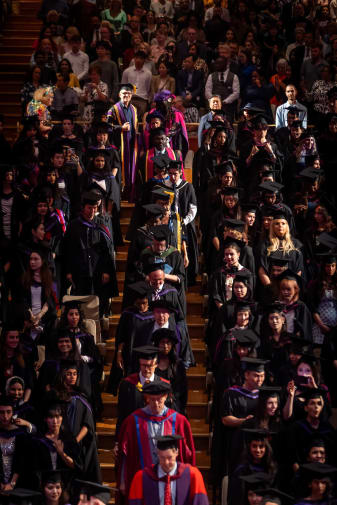 People at UAL Graduations ceremony 2023