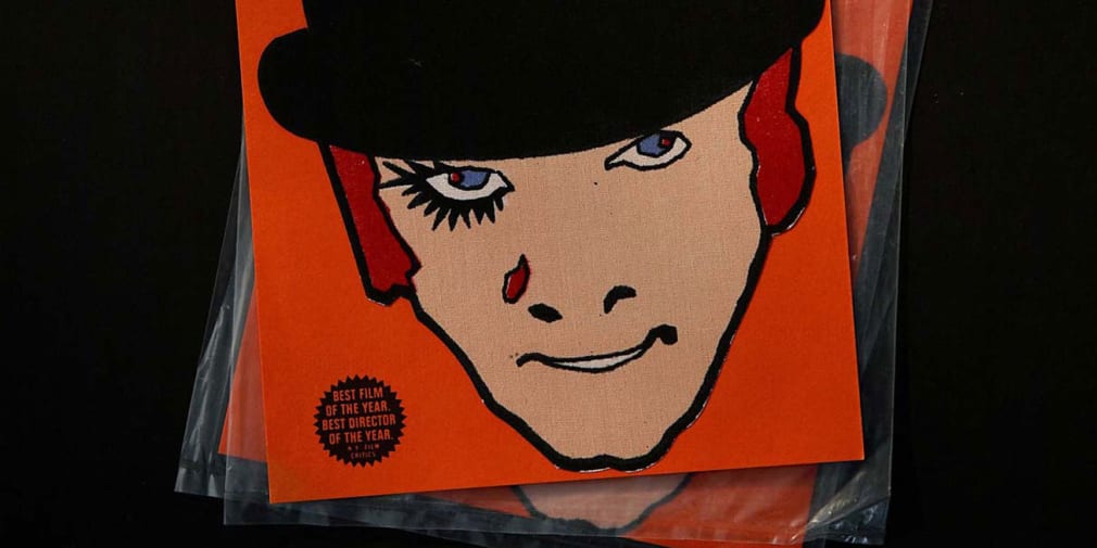 Iron-on patch, A Clockwork Orange, c1971, The Stanley Kubrick Archive, University of the Arts London Archives and Special Collections Centre