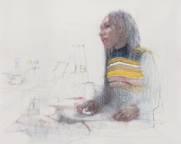 21.Curtis-Holder,-2023,-The-Costume-Maker,-coloured-pencil-and-acrylic-gouache-on-paper-.jpg