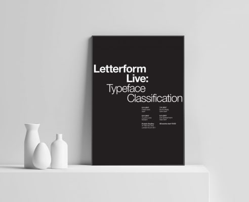 Letterform Live Poster