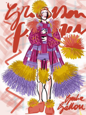 Grayson Perry graduation robe