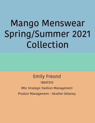 Mango Menswear Spring/Summer 2021 Collection