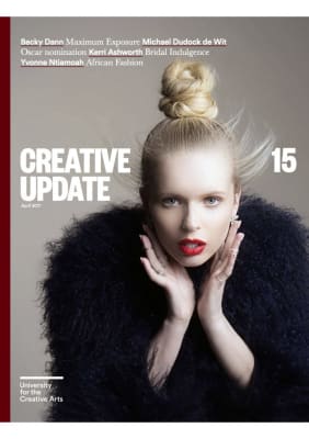 University of Creative Arts Alumni Magazine "The rise of African Fashion Scene"