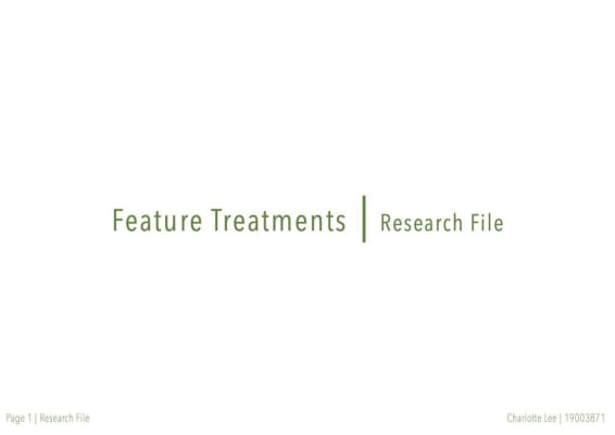 Feature Treatments