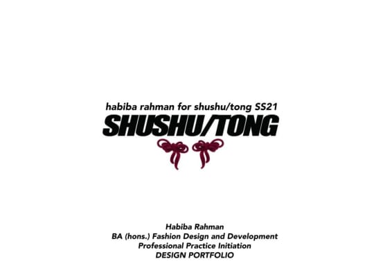 habiba rahman for shushu tong