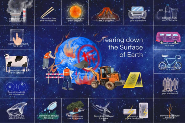 Tearing down the Surface of Earth
