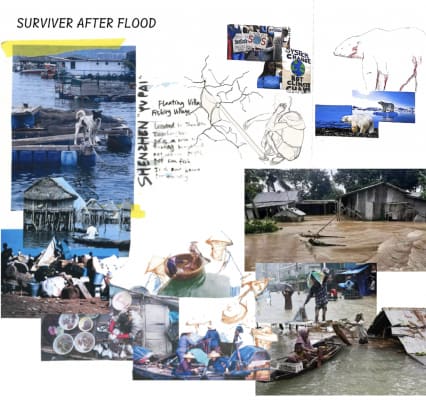 survivor after flood