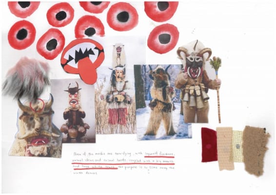 experimental process: Mask and celebrate