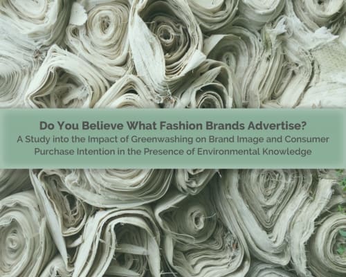The Impact of Greenwashing on Brand Image and Purchase Intention