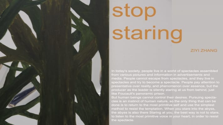 stop staring