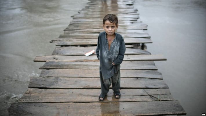 Article: Pakistan faces one of the biggest natural disaster's on record, with a third of the country deluged in water, devastated by flooding.