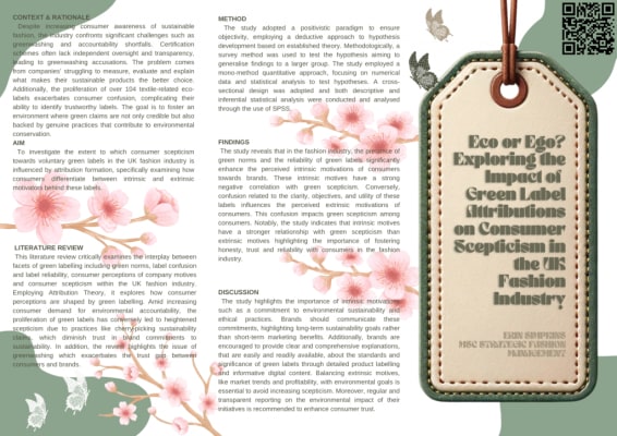 Eco or Ego? Green Labels in the Fashion Industry