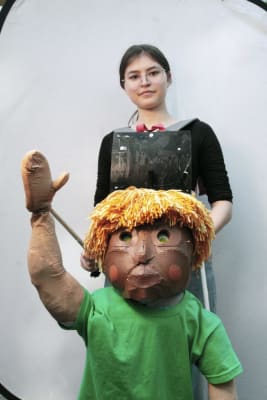 Collaboration 1 unit- angry boy puppet