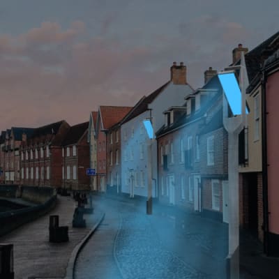 #ClimateCrisis2024 #MaryThompson -Light up Streets-Sea level rise