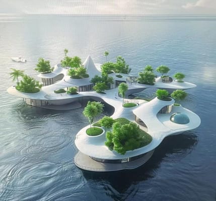 Floating island