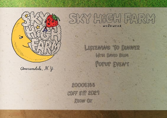 Y2 Sky High Farm : Listening To Dinner