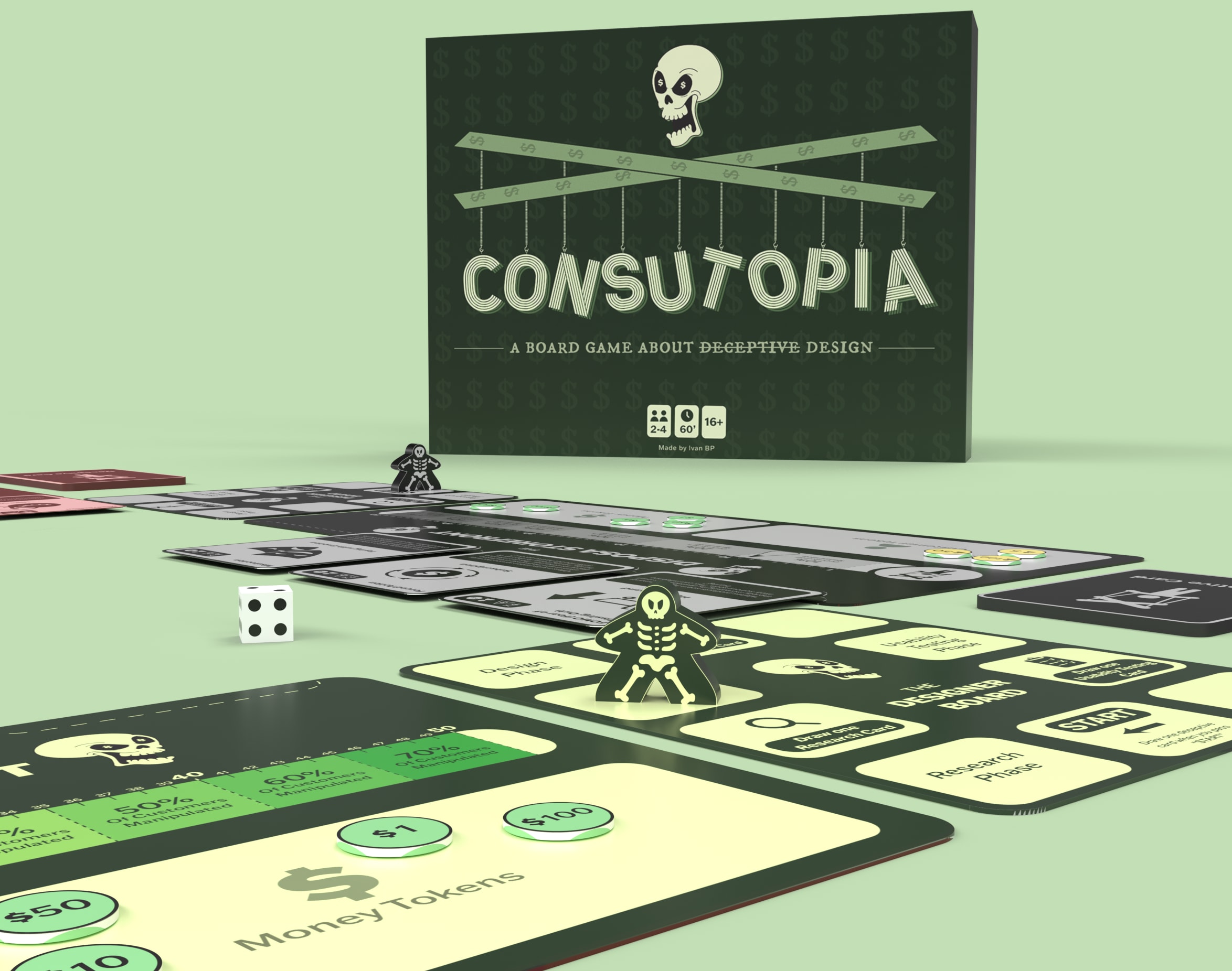 CONSUTOPIA (Satirical Board Game)