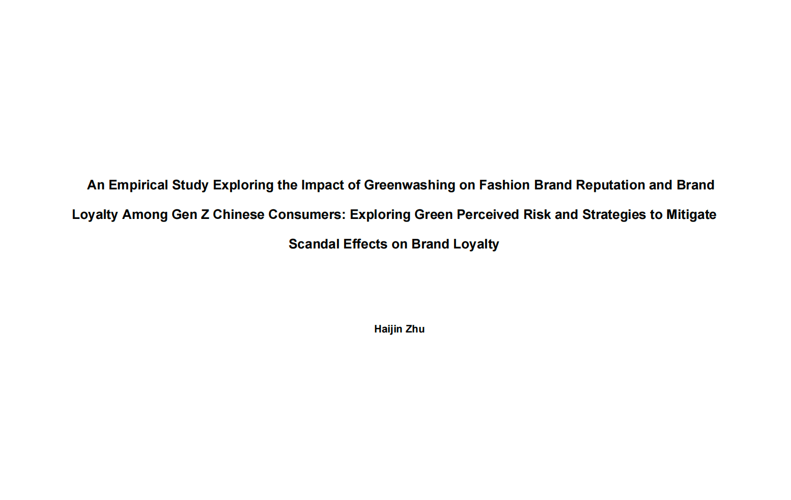 Greenwashing Impact on Brand Reputation & Loyalty