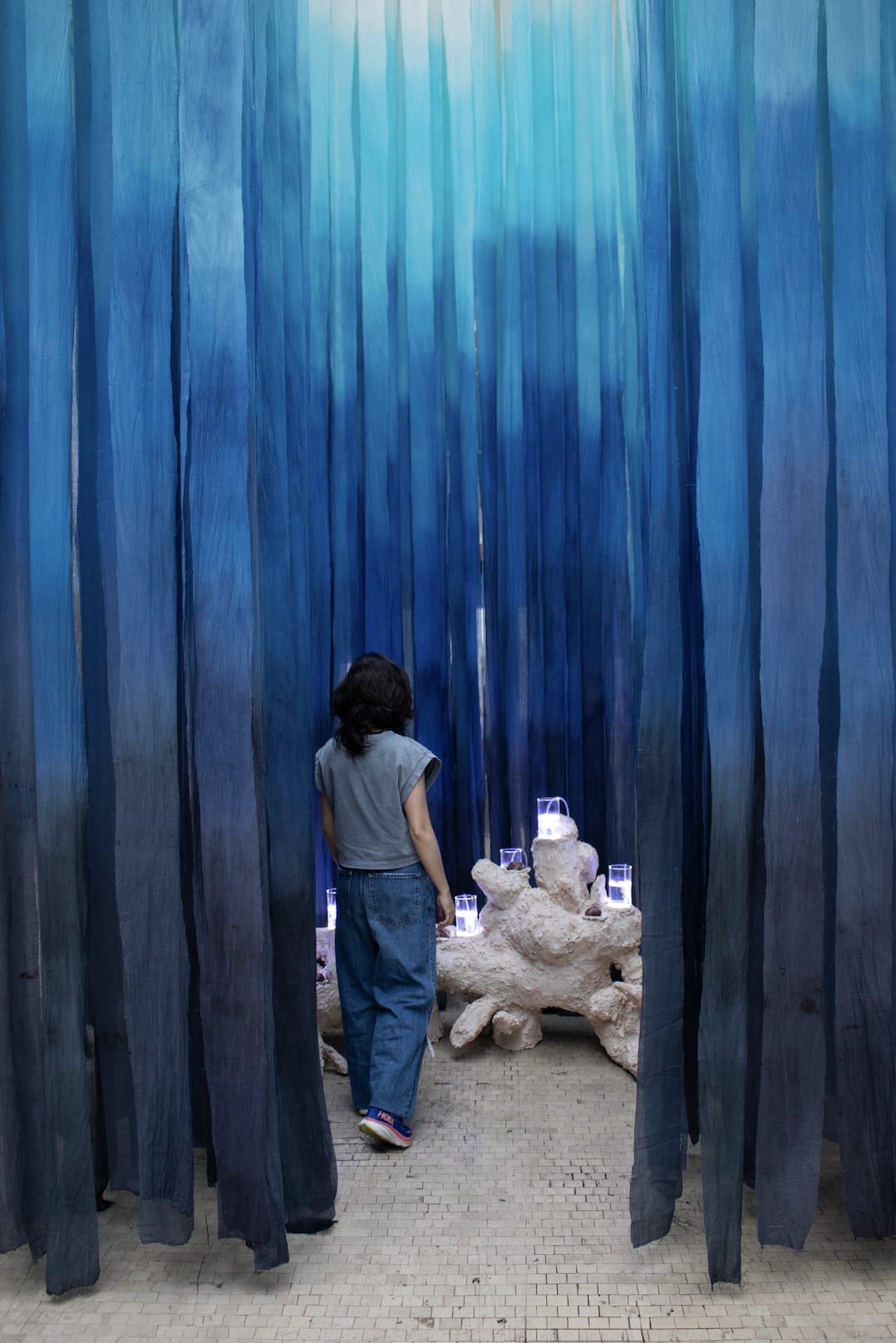 Gasping Stones in Breathing Blue