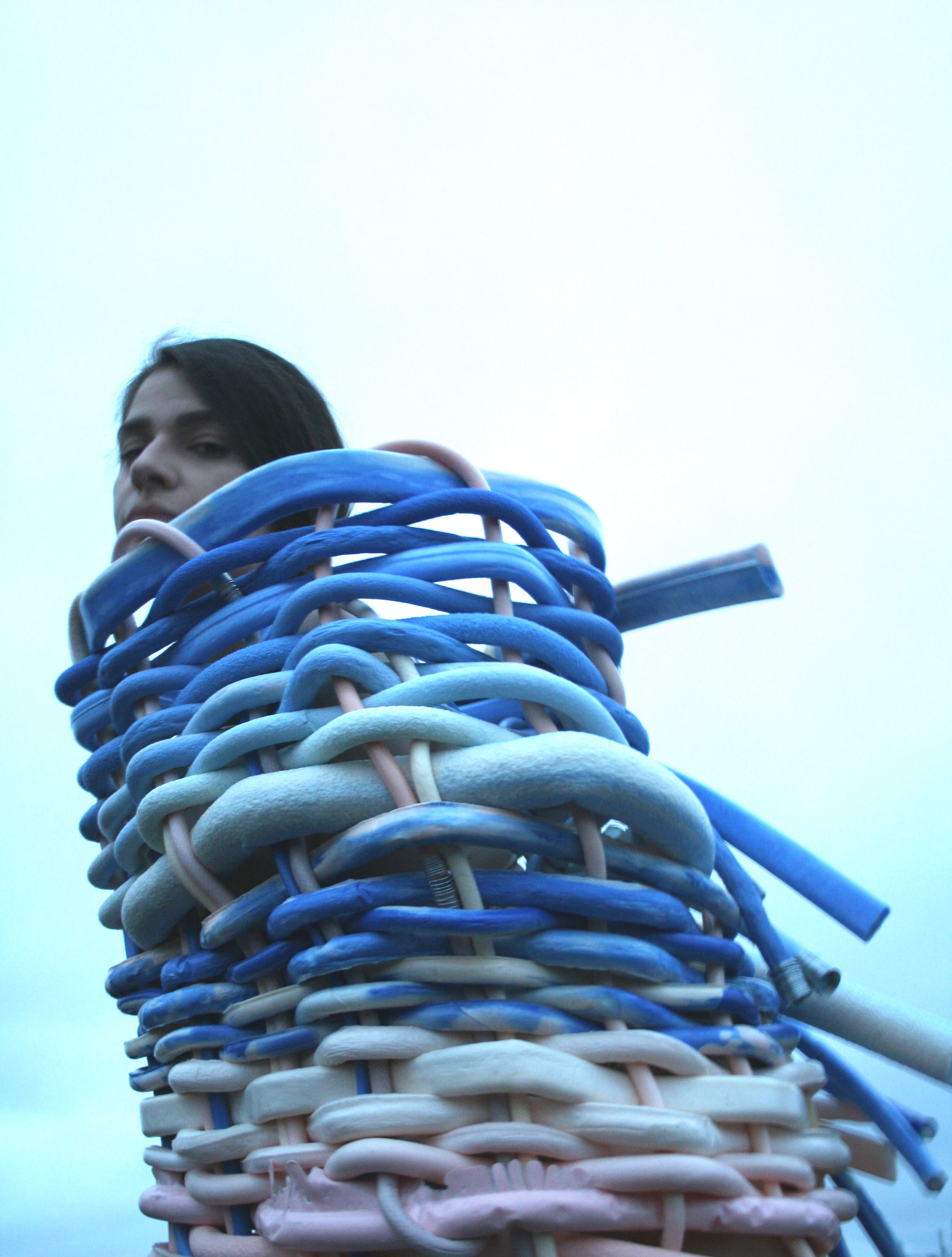 Grad-Dip-FDT-Iga-Kampa-01-blue-cream-and-pink-woven-pipe-wired-piece.jpg