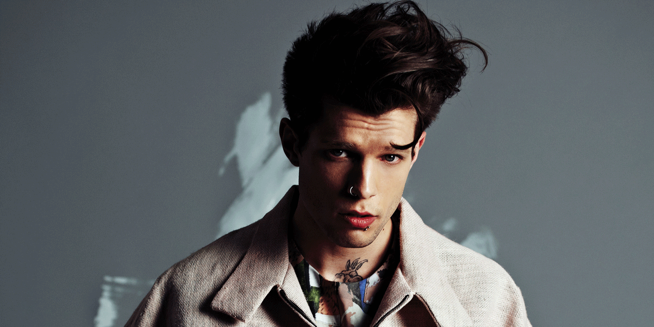 Ben Osborn, BA (Hons) Fashion Design Technology: Menswear 2013 Photography, James Rees Model, Ralf Wileman from LCF 2013.