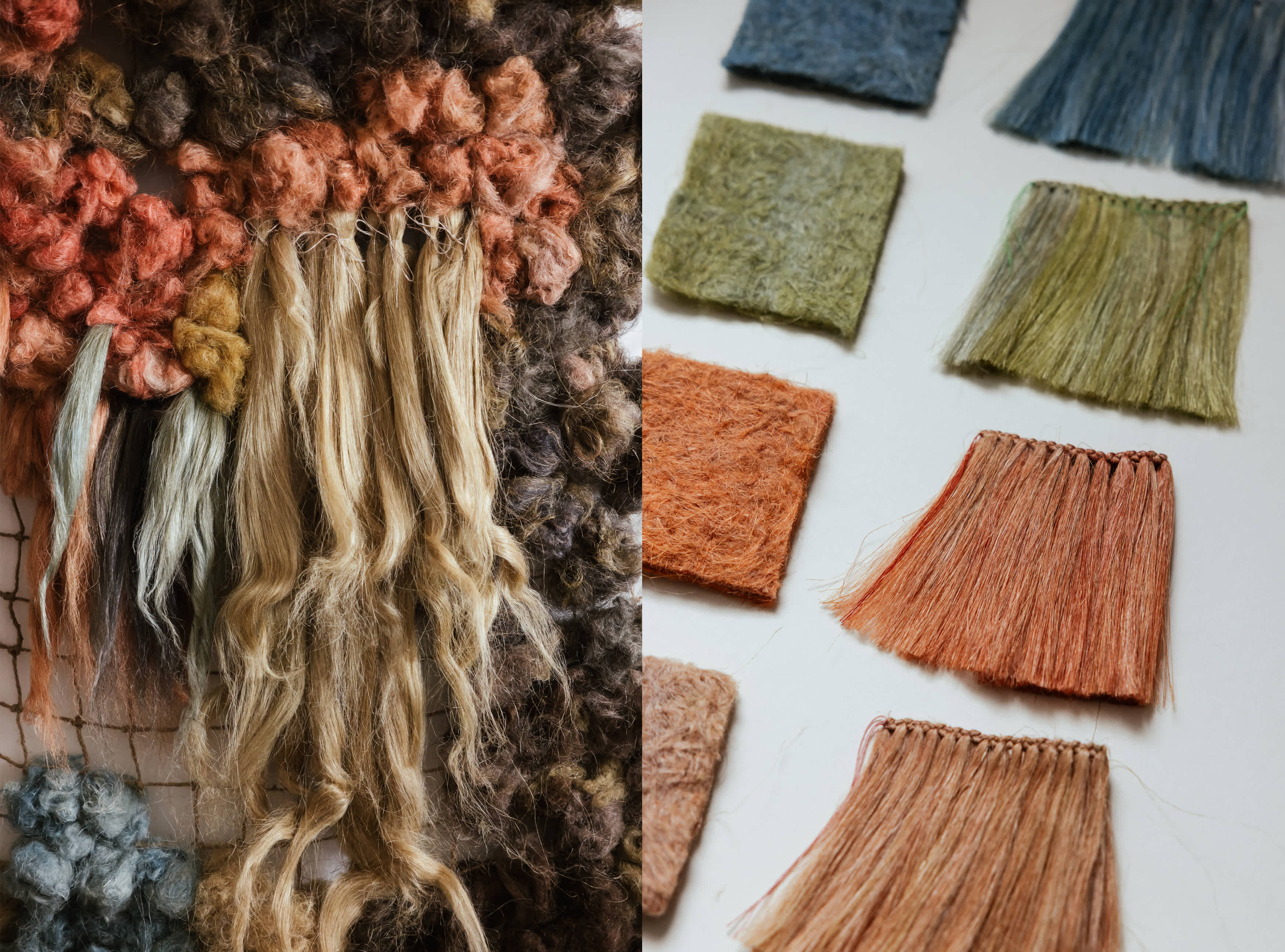 an image of a multi coloured coat with a lot of texture