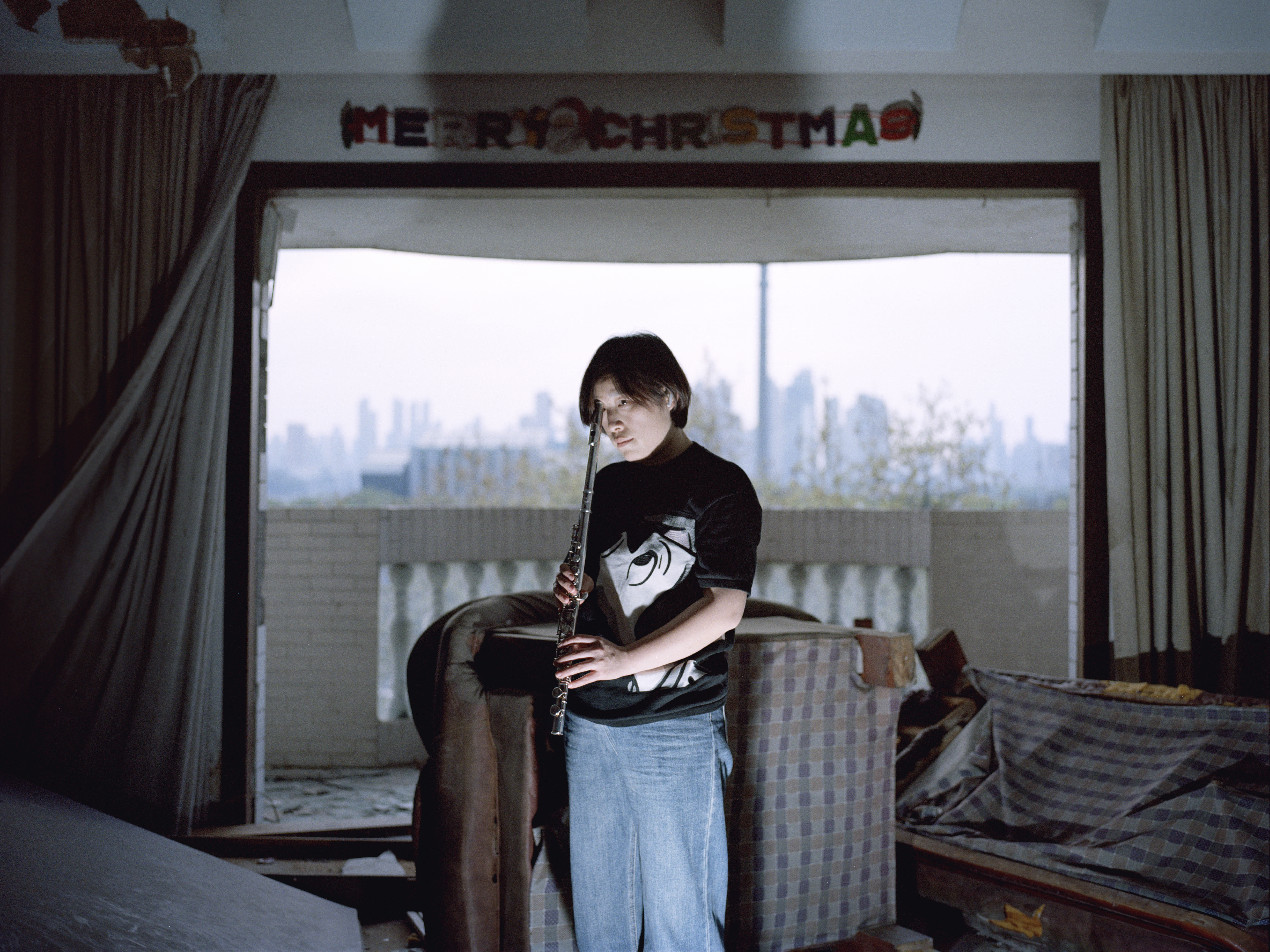 An atmospheric lit shot 