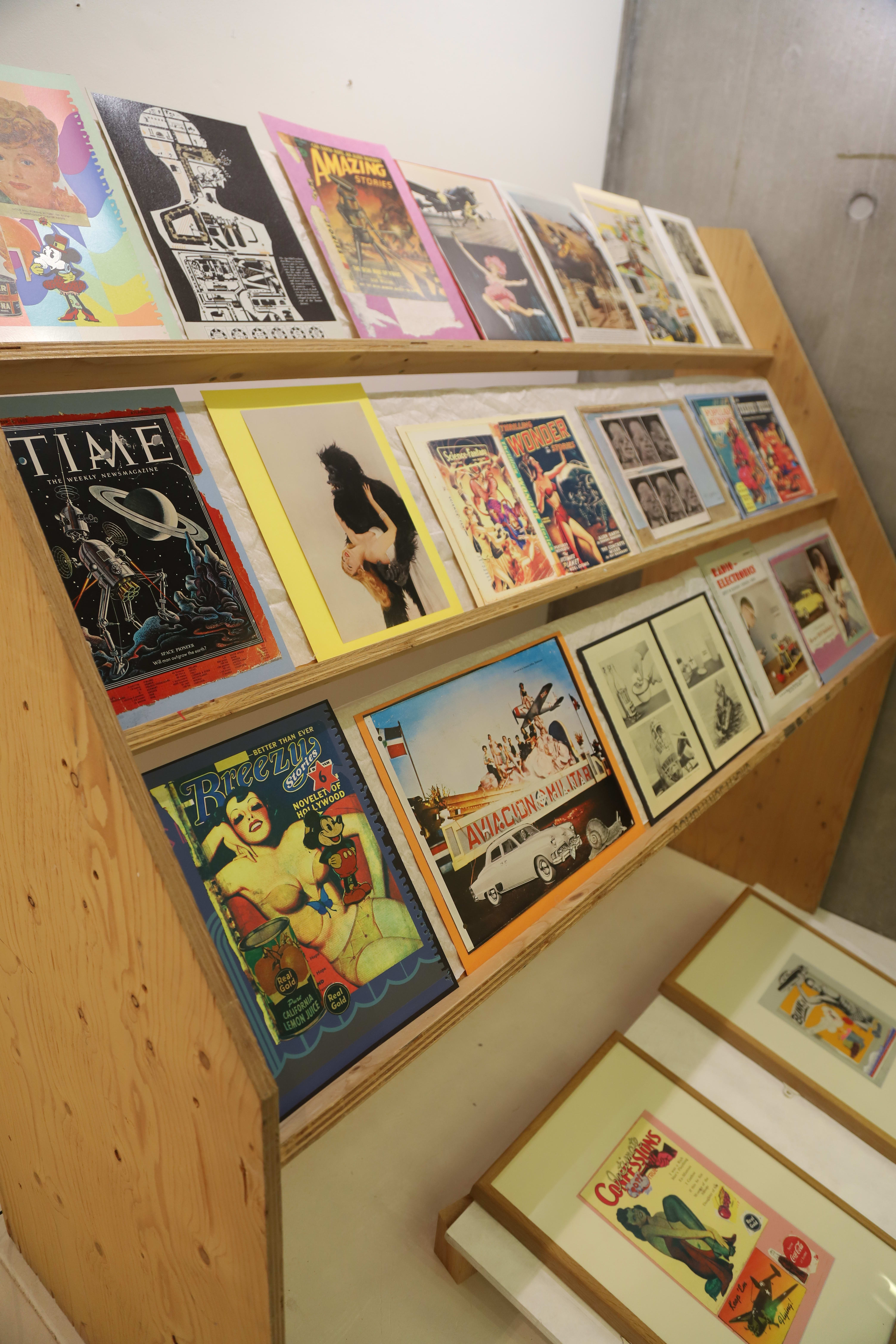 A display of Paolozzi's work in print