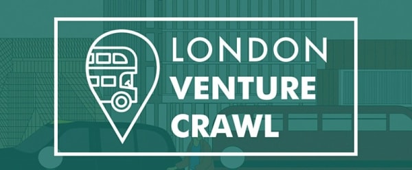 Chamiah Dewey pitches at the London Venture Crawl 2022