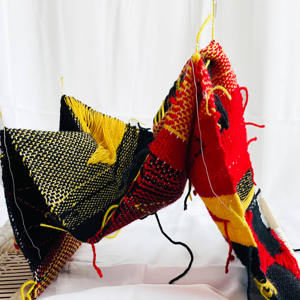 Graduate Diploma Textile Design student Yifan Yang explores traditional Chinese craft techniques