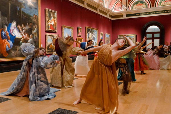 In Pictures: Wimbledon students take over the National Gallery
