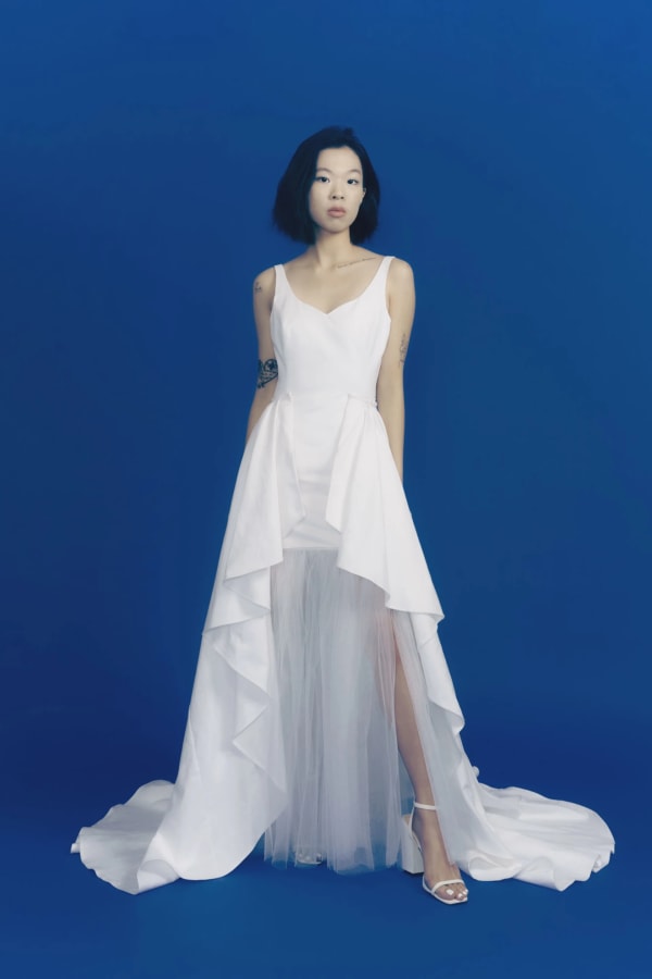 LCFMA22: Syuan Jhen Lin's approach to reusable bridal wear