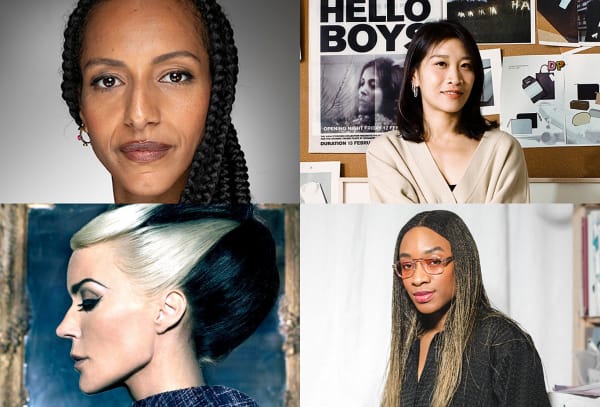 Collage of 2026 Postgrad Graduation honoraries. Image credits include: Nick Gregan, Simon Schilling, Aaron Leithauser, Markus Klinko and Indrani Pal-Chaudhuri