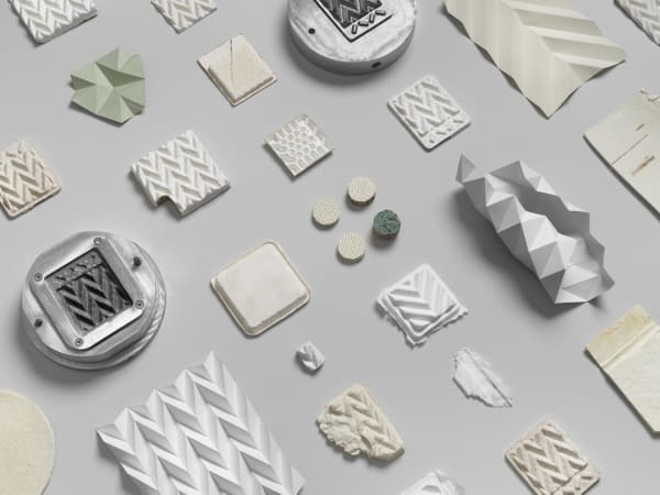 Pale material experiments laid out