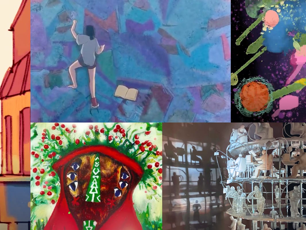 Compilation of colourful animations.