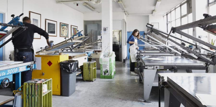 Camberwell screen printing.