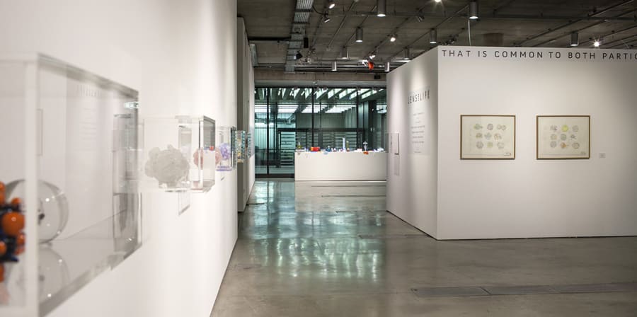Works on display in the Lethaby Gallery