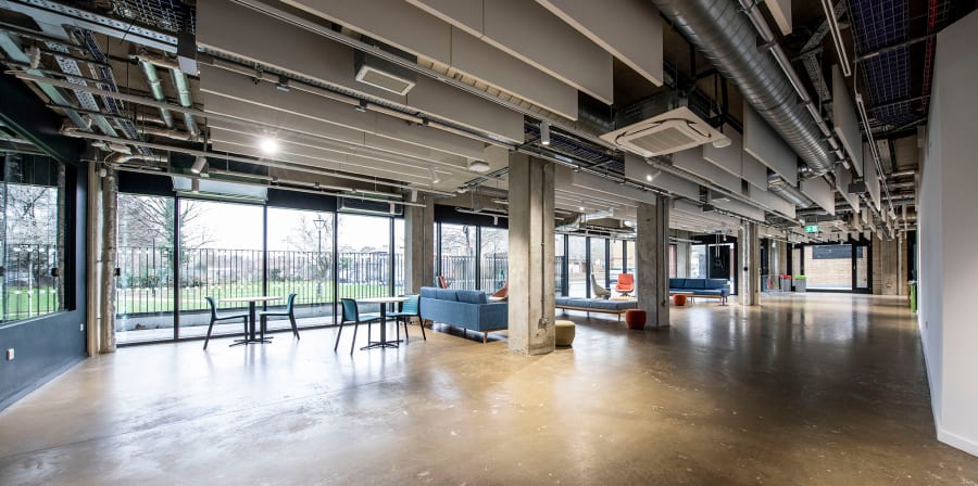 Gallery space at the Hub.