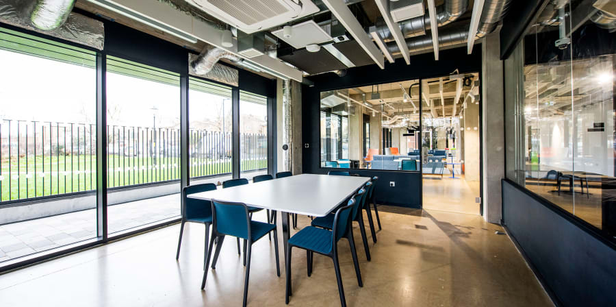 Meeting room at the Hub.
