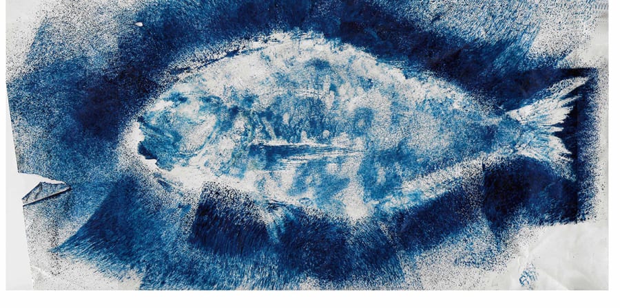 A fish print.