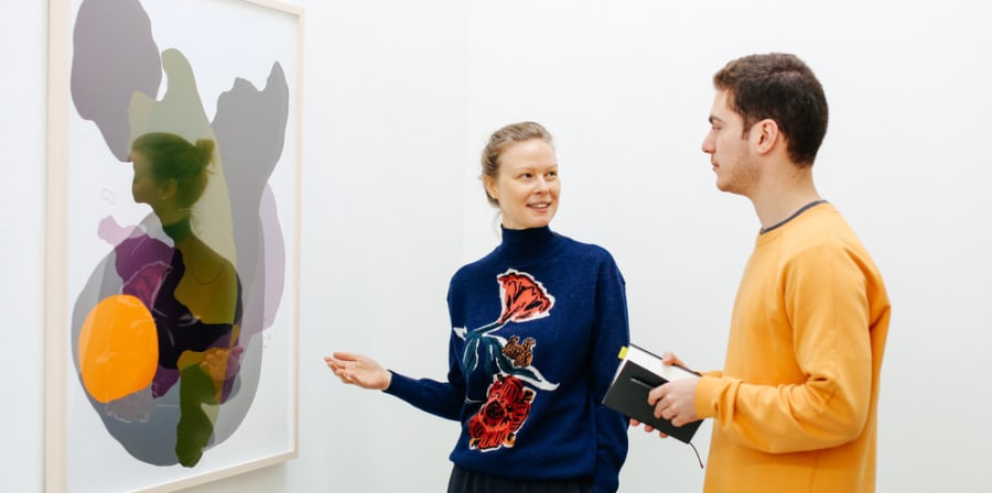 people talking about painting