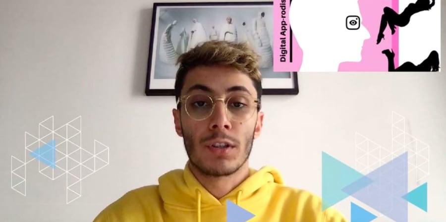 A screencap of Taha Safadi presenting at IAM Weekend 2020.