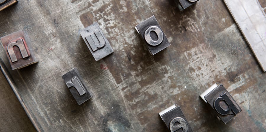 Tools at the Letterpress Workshop