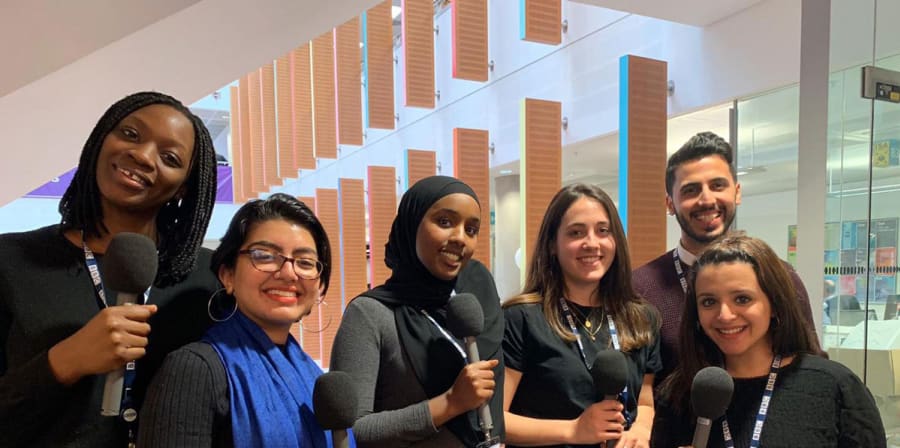 Mariama Wurie and the other BBC Future Voices Trainees