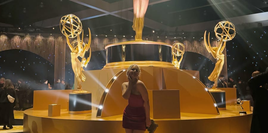 Jovana Gospavic at the Emmys