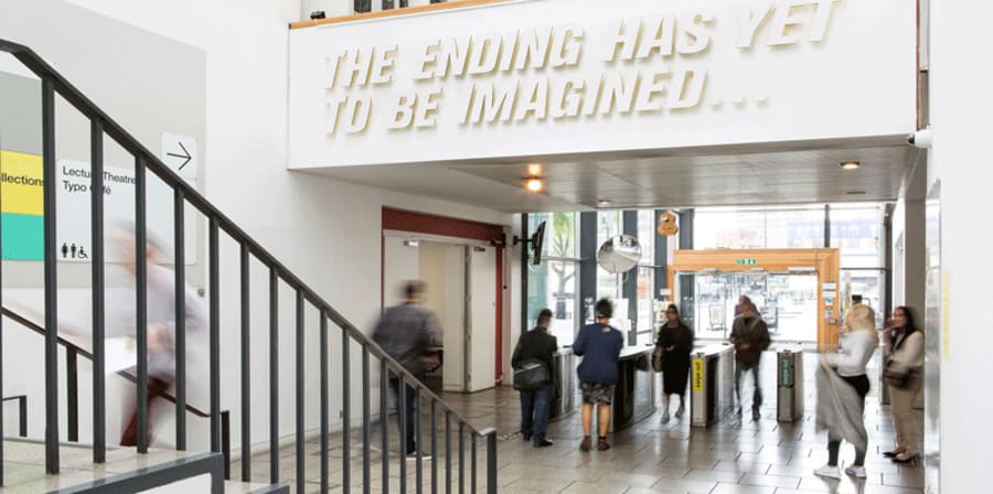 London College of Communication Degree Shows Signage 2016.